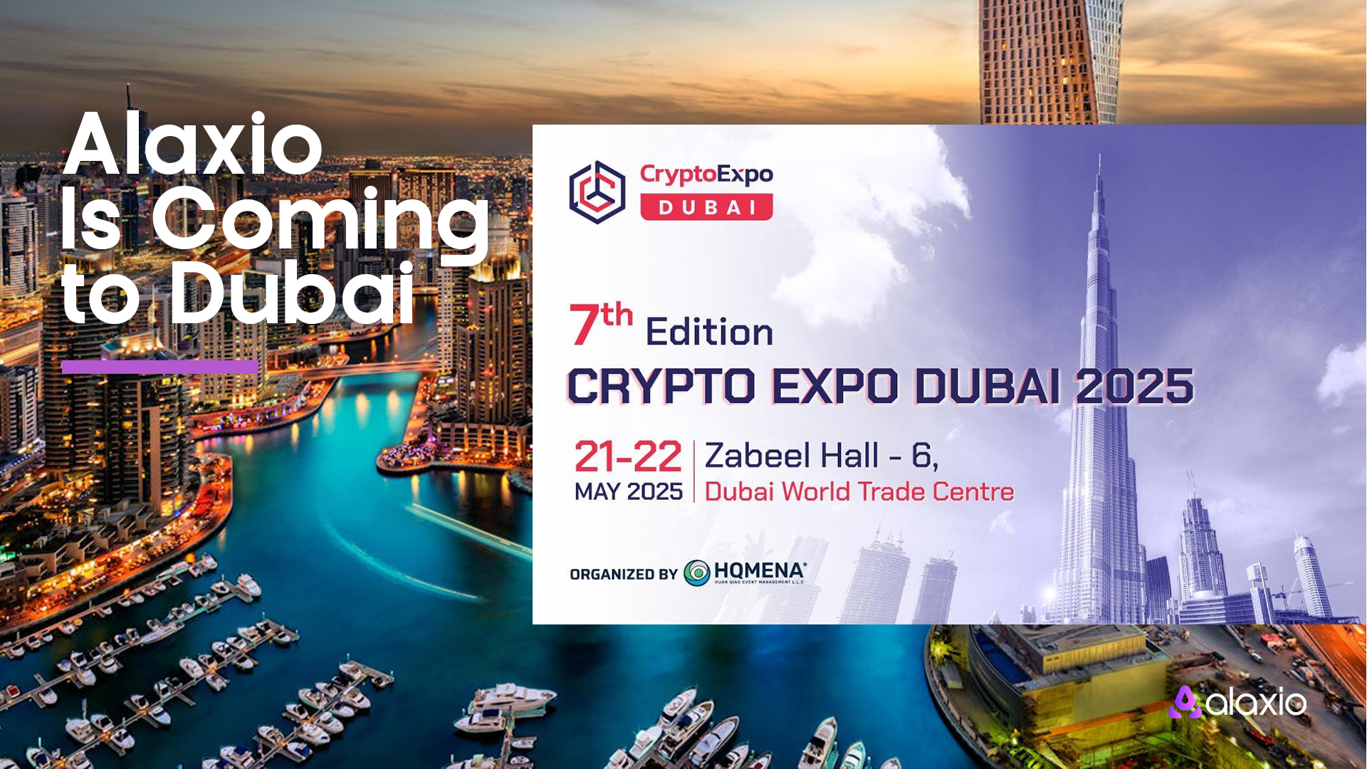 Alaxio Is Coming to Dubai Crypto Expo 2025